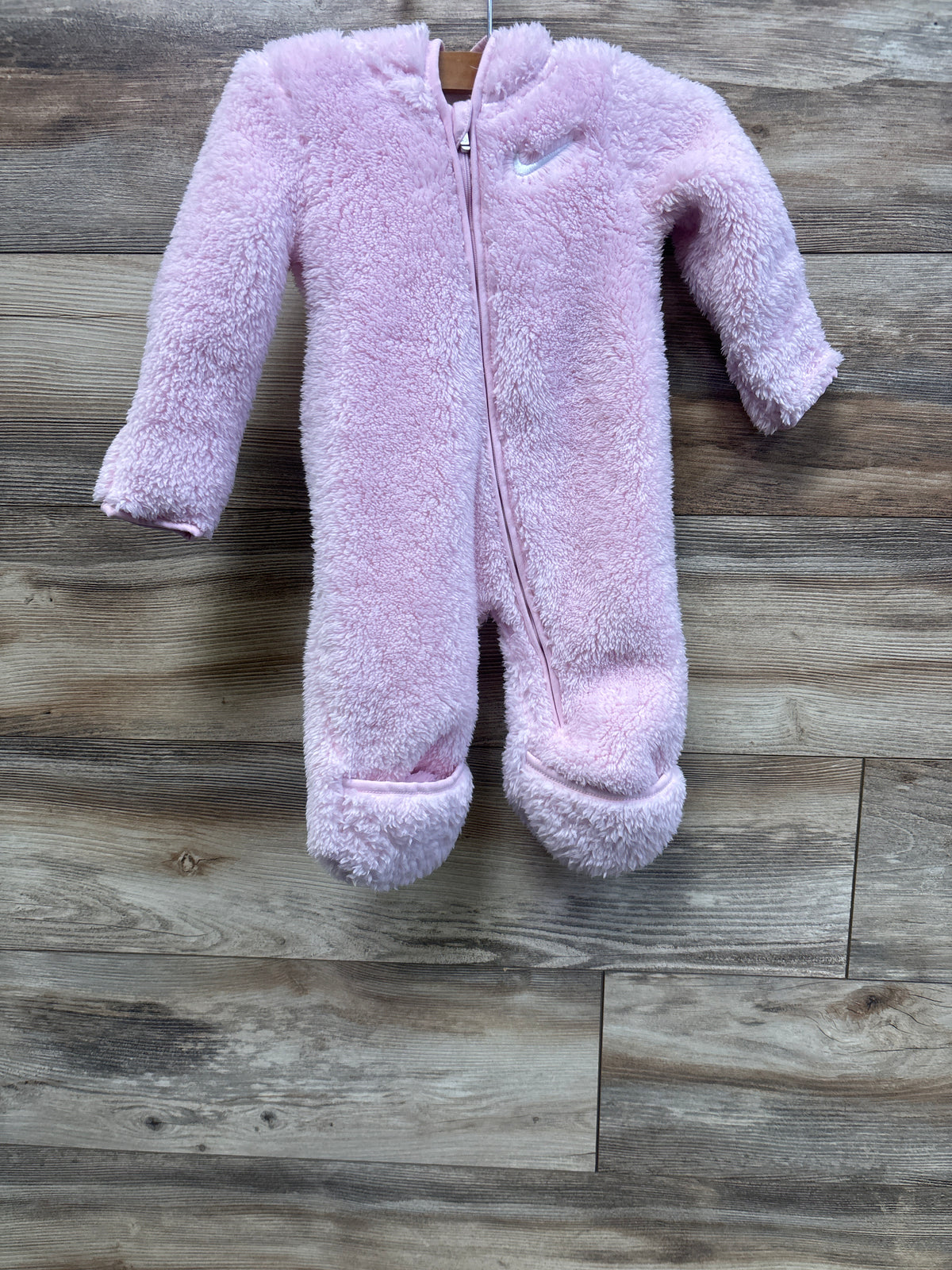 Nike Sherpa Hooded Coverall Pink sz 6m