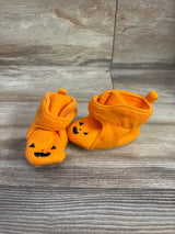 Cat & Jack Pumpkin Crib Booties Orange sz 2c