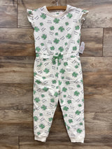 NEW Wonder Nation Four-Leaf Clover Romper White sz 4T
