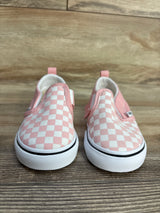 NEW Vans Slip-On V 'Checkerboard Powder Pink' Sneakers sz 8c