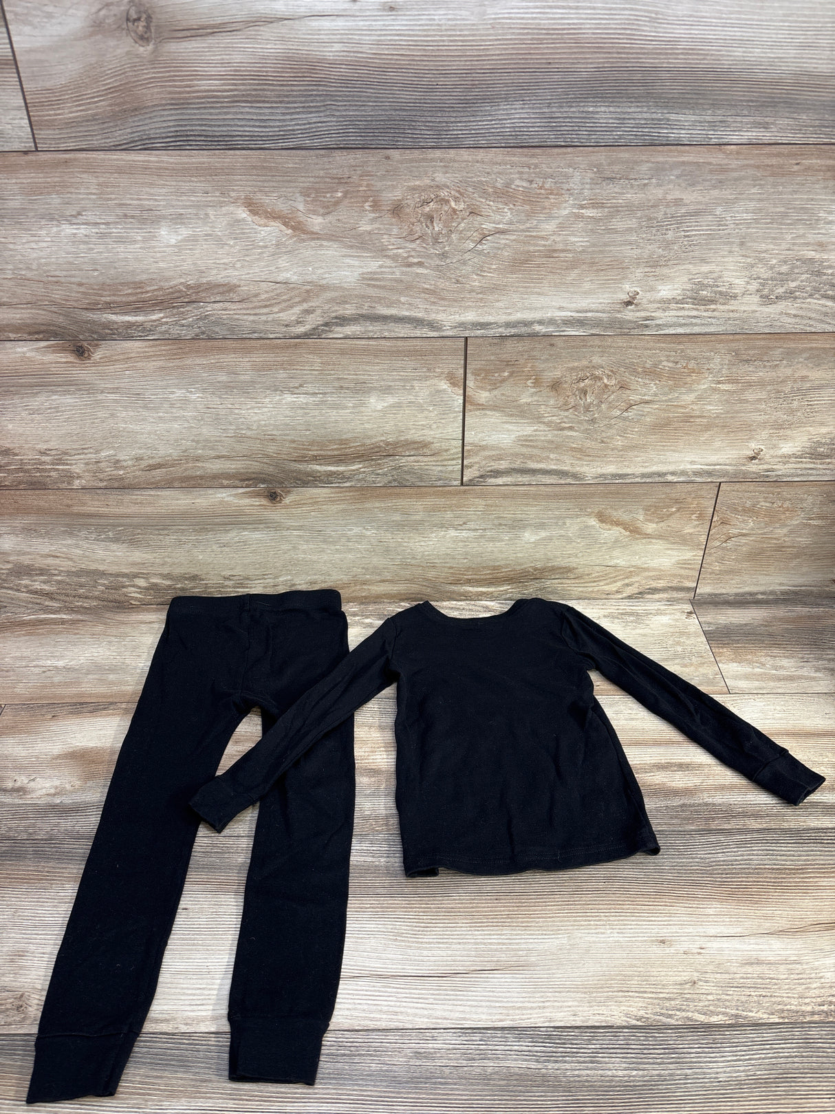 Old Navy 2pc Pajama Set Skeleton Print Black sz 5T