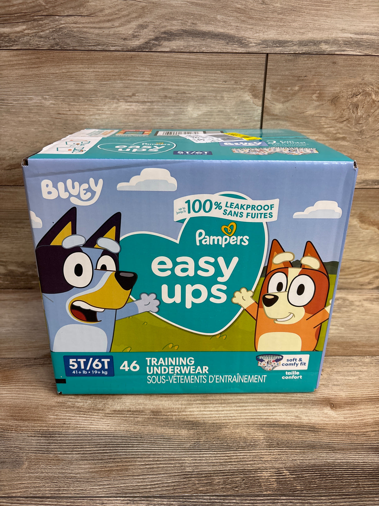 NEW Box of Pampers Easy-Ups Training Underwear, Size 5t/6t 46ct.
