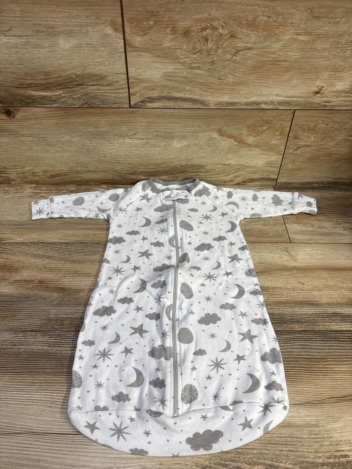 Spasilk Sleep Bag White sz 0-6m
