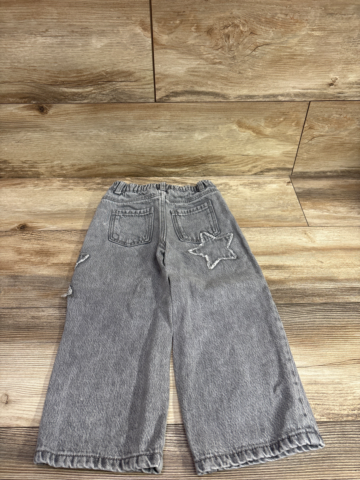 Zara Star Patch Jeans Grey sz 4T