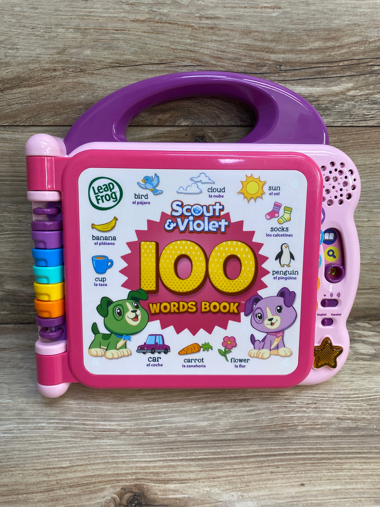 LeapFrog Scout & Violet 100 Words Book, Pink