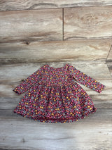 Cat & Jack Floral Dress Burgundy sz 18m