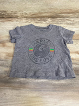 Zion Rootswear Bob Marley One Love Shirt Grey sz 12m