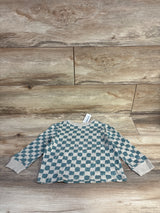 NEW Old Navy Checker Shirt Beige sz 2T