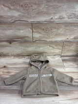DKNY Jeans Sherpa Zip Jacket Brown sz 0-3m