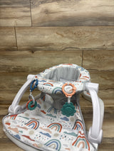 Fisher Price Sit-Me-Up Floor Seat in Rainbow Showers
