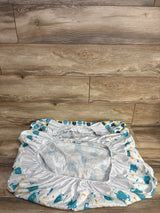 Biloban 2pk Fish Print Fitted Bassinet Sheets, White
