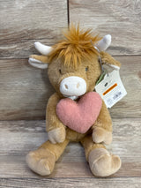 NEW Cloud Island Cow Plush Toy with Detachable Rattle