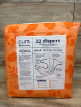 NEW Pura Diapers Size 4 22ct