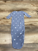 Aden + Anais Moon Print Knot Gown Blue sz Newborn