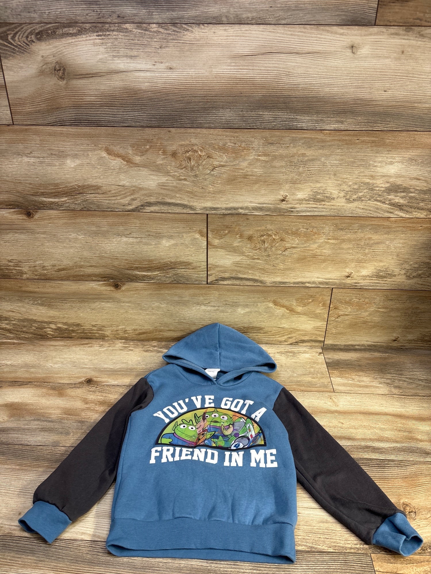 Disney Pixar Toy Story Lenticular Pullover Hoodie Blue sz 5/6T