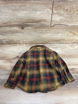 Old Navy Plaid Button Up Shirt Tan sz 2T