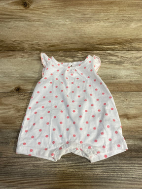 Kyle & Deena Polka Dot Shortie Romper White sz 0-3m - Me n Mommy To Be