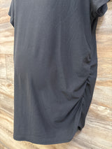 Time & Tru Ruched Maternity Shirt Black sz Large