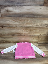 NEW Epic Threads Varsity Cardigan Jacket Pink sz 4T