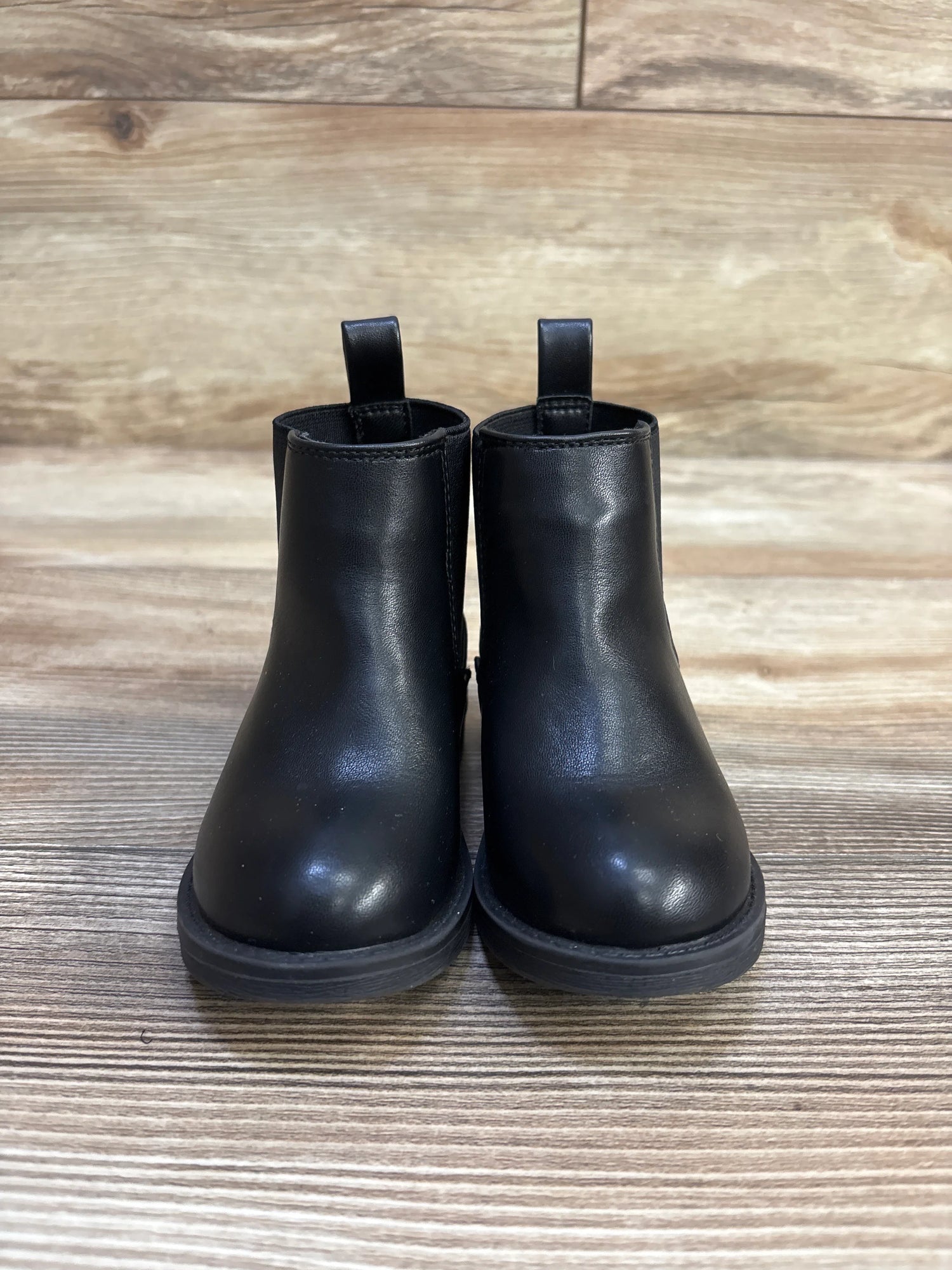 Baby Gap Leather Ankle Boots Black sz 5c