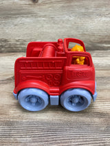 Green Toys Fire Truck With Cat Firefighter Red