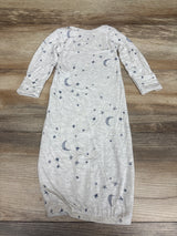 Just One You Star Print ComfySoft Sleep Gown Grey sz 3m