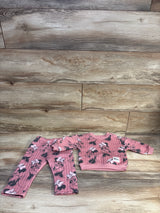 Disney Baby 2pc Minnie Mouse Sweatshirt & Pants Set Pink sz 12m