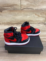 NEW Air Jordan 1 Retro High OG TD 'Satin Bred' Sneakers sz 5c