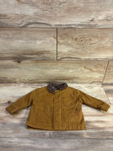 Old Navy Canvas Corduroy-Trim Barn Coat Tan sz 3-6m