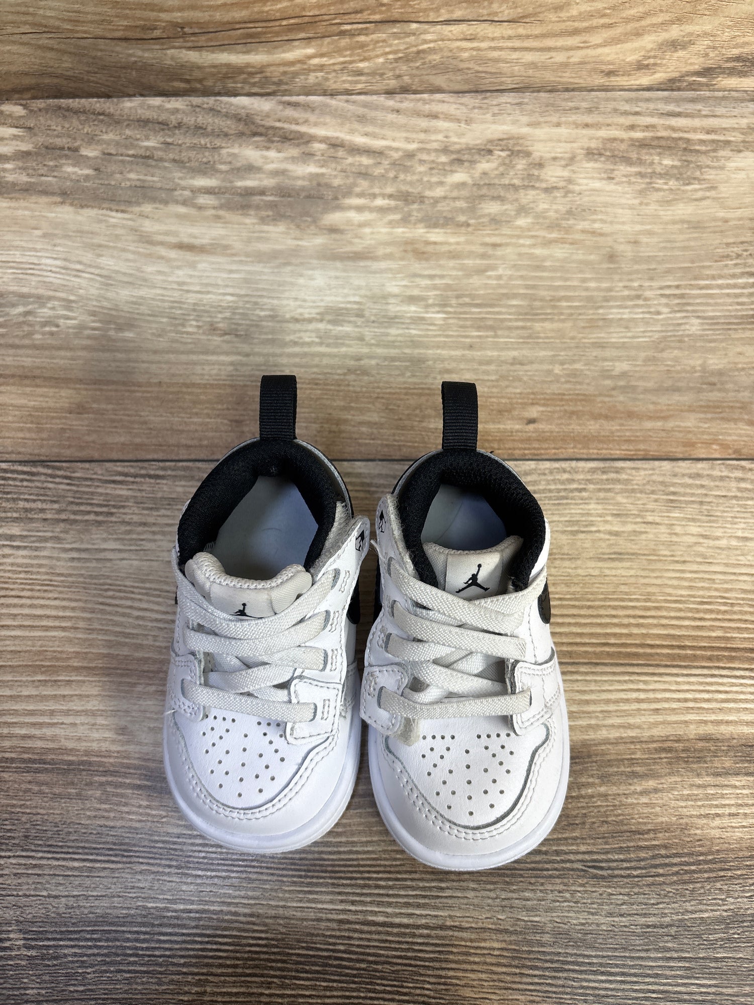 Air Jordan 1 Low ALT TD 'White Black' Sneakers sz 4c