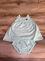 Carter's 2pc Sleeveless Dress & Bloomers Blue sz 18m - Me n Mommy To Be