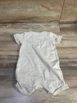 Cat & Jack 'Oh, Hey Boo!' Shortie Romper Ivory sz 3-6m
