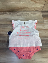 NEW Baby Gap x Peter Rabbit 2pc T-Shirt & Bloomer Shorts Outfit Set White sz 6-12m