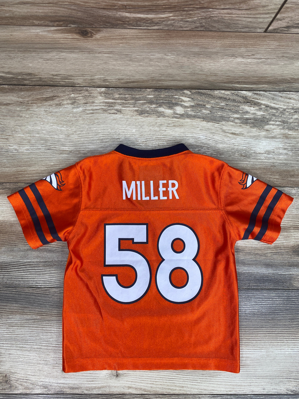 NFL Team Broncos #58 Miller Retired Jersey Orange sz 3T