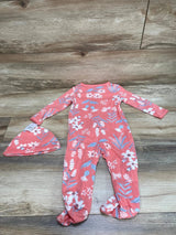 NEW Carter's Floral Sleeper & Hat Pink sz 9m