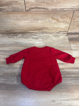 Just One You Hug Me Bubble Romper Red sz Newborn
