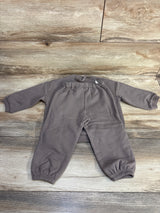 NEW H&M Peanuts Sweatshirt & Joggers 2pc Set Brown sz 18m