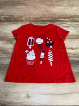 Carter's Ice Cream Shirt Red sz 4-5T
