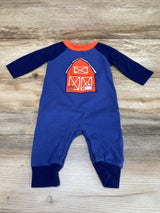 Cat & Jack Farmhouse Coverall Blue sz 0-3m