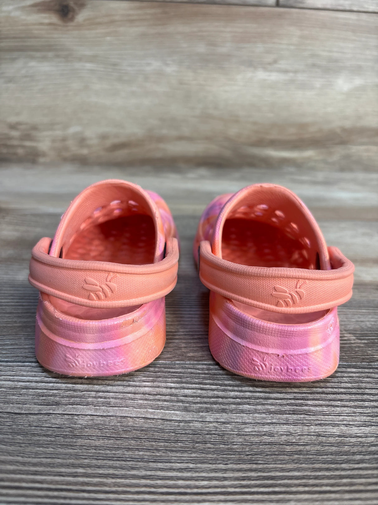 Joybees Varsity Clogs in Melon Cloud Tie Dye sz 6/7c