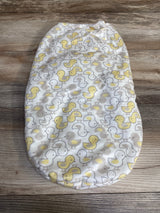 Duck Duck Goose Duck Print Swaddle Wrap Cream sz 0-3m