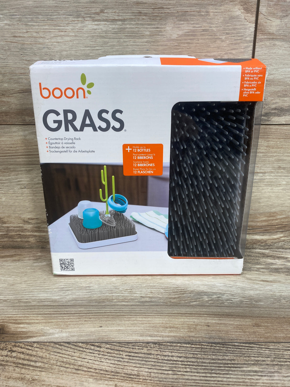 Boon Grass Plastic Drying Rack Grey