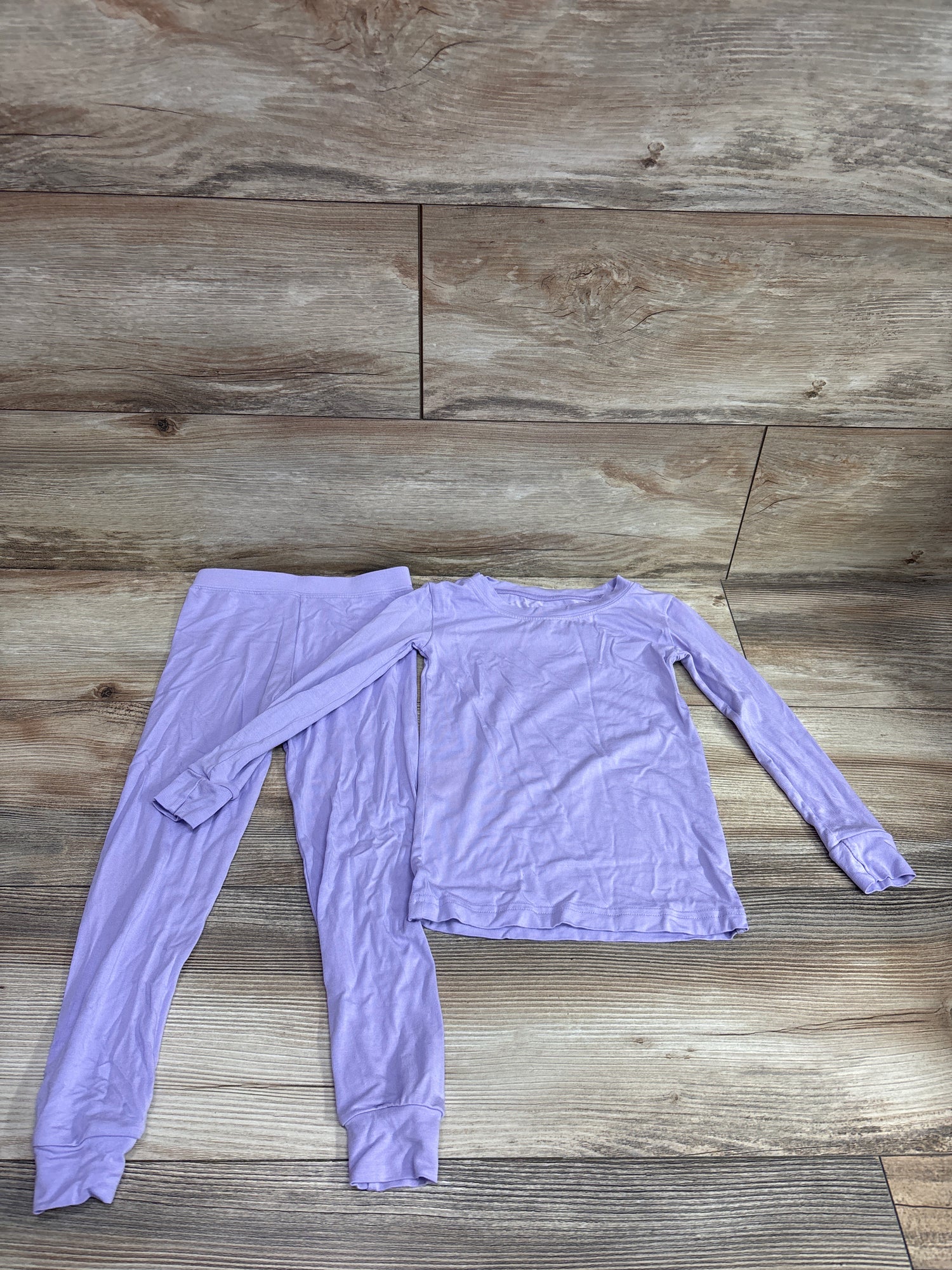 Little Sleepies 2pc Bamboo Pajama Set Purple sz 3T