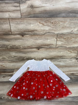 Peanuts Snoopy Christmas Tulle Dress White sz 4T