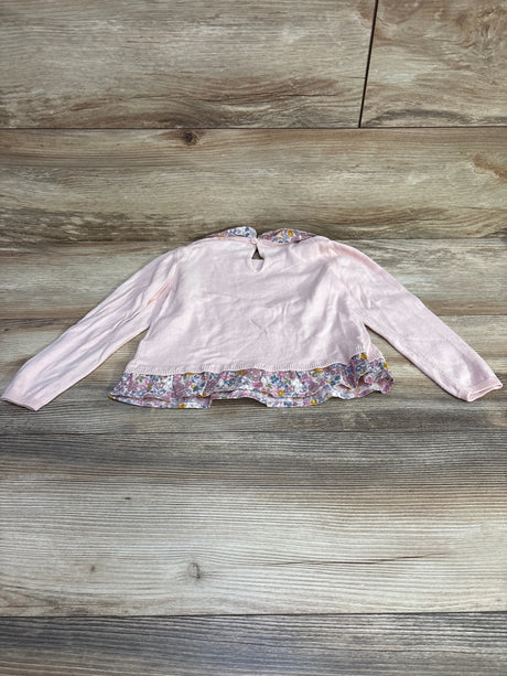 H&M Pullover Floral Sweater Pink sz 2-4T - Me n Mommy To Be
