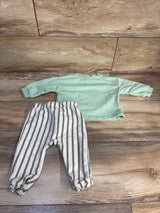 Cat & Jack 2pc Wheely Cute Set Green sz 3-6m