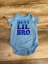 Children's Place Best Lil Bro Bodysuit Blue sz 9-12m