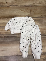 Cat & Jack 2pc Sweatshirt & Joggers Set White sz 18m