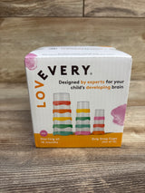 NEW Lovevery Nesting Stacking Drip Drop Cups