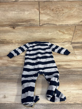 Carter's Striped Fire Truck Blanket Sleeper Grey 9m